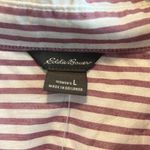 Eddie Bauer NWT  Etesian Tie Front Button Up Collar Shirt, L Photo 3