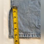 LIONESS  straight leg‎ jeans, faded blue, split at ankle. Size Medium Photo 8