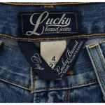 Lucky Brand Zoe Bermuda Shorts Womens Jorts Distressed Cuffed Denim Size 2 /27 Photo 1