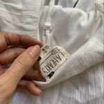 LA Hearts  Lace Up Romper White Coverup S Photo 5