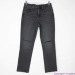 Madewell NEW Petite High-Rise Slim Boyjean in Caton Wash: Ripped-Knee, 28P Photo 3