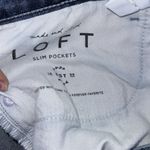 Loft Flare Crop Jeans In Bright Authentic Indigo - Size 28 Photo 8