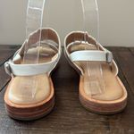 COS  Sandals Double Strap Flat White Leather Size US 8 Photo 7