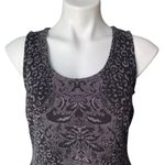 Athleta Shayla Mini Dress Black Grey Tank Animal Print, S S Photo 7