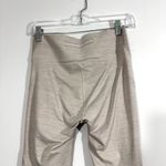 Outdoor Voices  TechSweat Two-Tone Tan Cream Cropped Leggings Photo 5