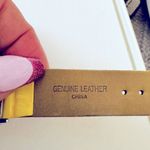 Bernier Yellow Genuine Leather Strap Watch with Silver Bezel Photo 7