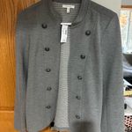 Maurice's NWT!  Gray Double-Breasted Blazer Photo 0