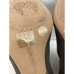 Vince Camuto * Peep Toe Heels Womens 8.5 Gray Leather Casual Travel Resortwear Photo 11