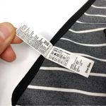 American Apparel  Halter Tie Back Crop Top Black White OS Photo 5