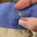 Etcetera  Colorblock stripe cap sleeve sheath dress size 0 Photo 9