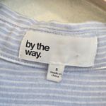 by the way. Carrie Button Up Blouse Light Blue size small Photo 3