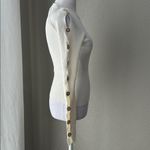 Jonathan Simkhai ivory cutout sleeve ribbed knit top XS White Photo 3