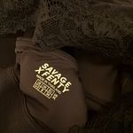 savage x fenty lace high neck sports bra Black Size XS Photo 3