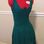 Teal Lace Skater Dress Size M Photo 0