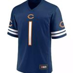 NFL Team Apparel NFL Chicago Bears Justin Fields #1 Women's Pullover Jersey Navy, XL Photo 0
