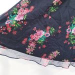 ZARA  Floral Rhinestones Fit & Flare Dress Photo 7