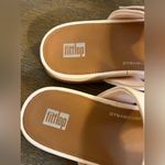 FitFlop Gracie adjustable canvas toe-post sandals dynamicush technology size 7 Photo 1