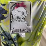Yoana Baraschi Women's Size 2 Wrap Dress Abstract Floral Knee Length Photo 6