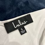 Lulus  White V Neck And Back  Layered Knotted Design Tank Top Sz Small Photo 5