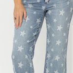 Judy Blue  HIGH WAIST STAR PRINT CROPPED STRAIGHT Photo 1