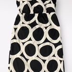 J.Crew  NWOT Strapless Geometric Mini‎ Dress Womens Size 4 Black White Photo 0