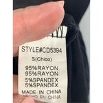 Crescent , black tank, nightgown lace detail, size small  Photo 2