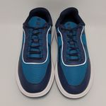 Lands' End  Women's Blue White Canvas Lace Up Action Runner Sneakers Size 9B Photo 2