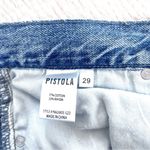 Pistola  Light Wash Distressed Straight Leg Jeans - High Rise Photo 6