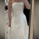Lulus  Strapless White Wedding Gown Photo 4