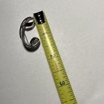 Signed SARAH Silver Tone Letter C initial Brooch Pin Photo 2