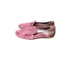 Vince  Women's Shoes Leather Suede Slip-On Flats‎ Loafers Round Toe Burgundy 6.5M Photo 3