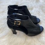 Merona  Black Open Toe Heels Photo 1