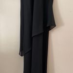 Amanda Smith asymmetrical evening dress black 8 dressy cocktail sleeveless Photo 2