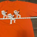 Women’s Orange Halloween Stormtrooper Thriller Dance T Photo 1