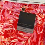 Marc New York Marc New‎ York Pink And Red Floral Linen Blend Pants Size XL Photo 3