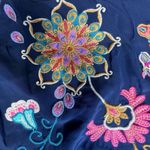 Johnny Was Alesa heavily embroidered Tiered Silk Tunic NWT RARE Photo 8