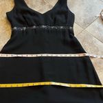 Michaelangelo empire waist sleeveless formal black maxi dress backless flawless Photo 9