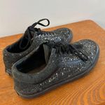 Vans Women’s Cheetah Lace Up Print Metallic Black. Size 5 .5. Sku 2822 Photo 8