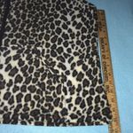 LA FETE Cheetah print vintage vest mandarin collar pouch pockets NEW size L Size L Photo 8