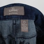 Chico's  So Slimming Regular Rise Straight Leg Dark Wash Denim Jeans Size 4 Photo 2