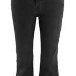 Frame  Women's Black Frayed Hem High Rise Bootcut Flare Denim Jeans Pants Size 26 Photo 0