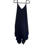 Tommy Bahama Scarf Swim Cover Up Dress Size S/M Navy Adjustable Straps Flowy Photo 1