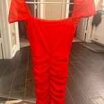 Lucy in the Sky Red Mini Dress Photo 5