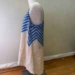 French Connection Silk Chevron V-neck Spaghetti Tank Top Coastal Resort Sz 8 Photo 2