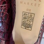 White House | Black Market | Olivia Port maroon colored heels size 9 Photo 2