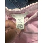 H&M Pink Denim Mini Skirt – Frayed Hem, Size 14 Photo 6