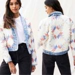 BLANK NYC  Making Memories Quilted Patchwork and Denim Jacket Photo 4