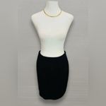 Eileen Fisher Black Pencil Skirt Slim Fit Knee Length Stretch women Small Photo 6