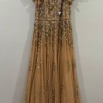 Mac Duggal  5717 Embellished Butterfly Sleeve High Neck Gown Size 16 Photo 6