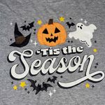 Women’s 4XW tis the season Gray Halloween Graphic T Photo 1